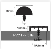 PVC T-Profile